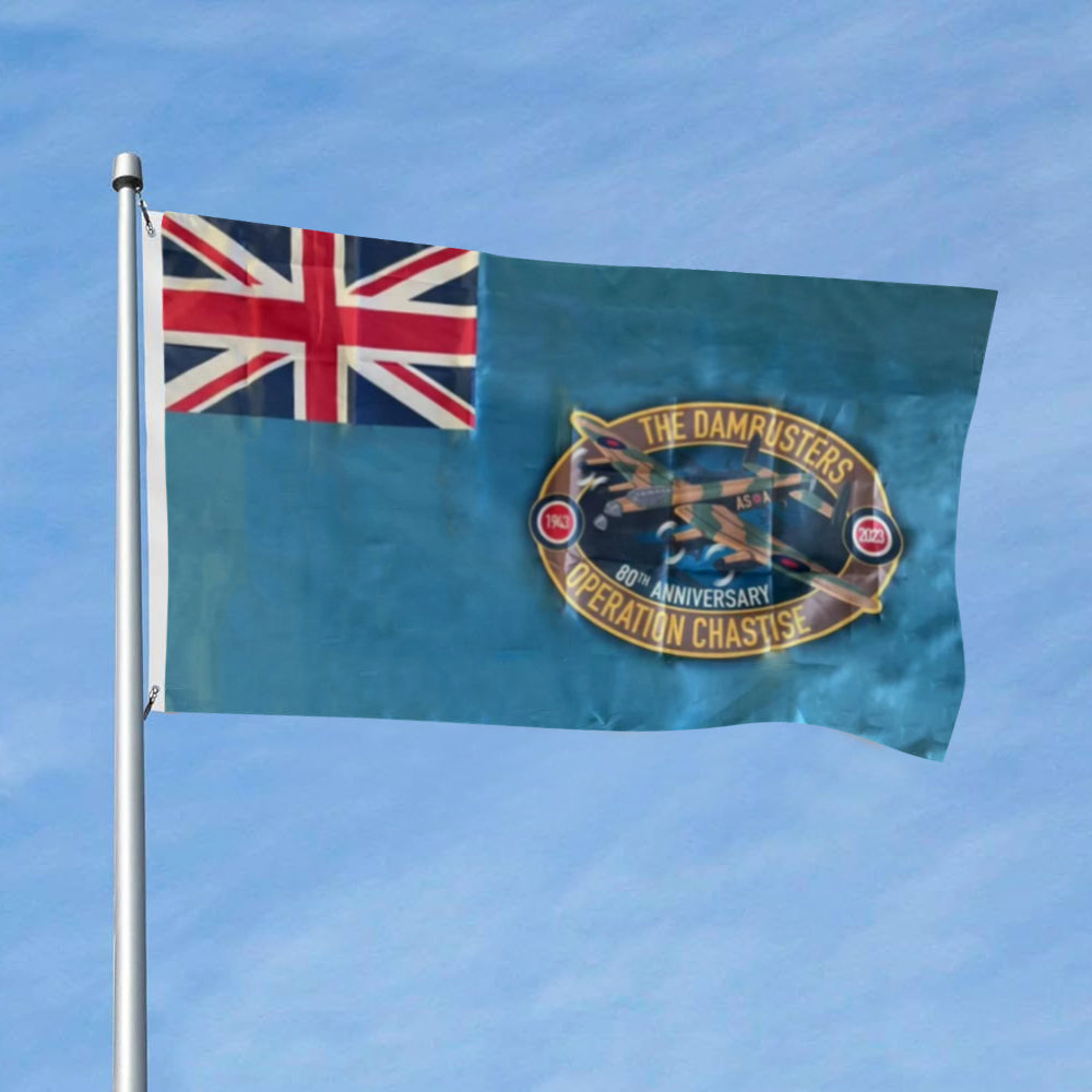 Operation Chastise Dambusters 80th Anniversary Commemorative flag 3x5ft banner man cave