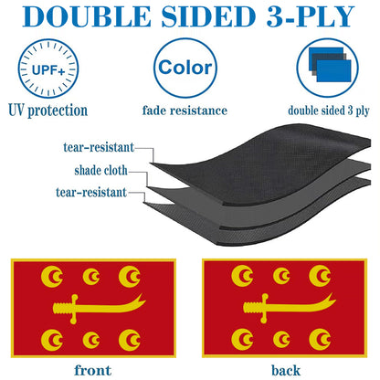 Ottomon Empire Zulfikar flag 3x5ft banner man cave