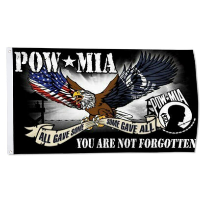 POW-MIA "You Are Not Forgotten" flag 3x5ft banner man cave