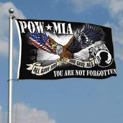 POW-MIA "You Are Not Forgotten" flag 3x5ft banner man cave