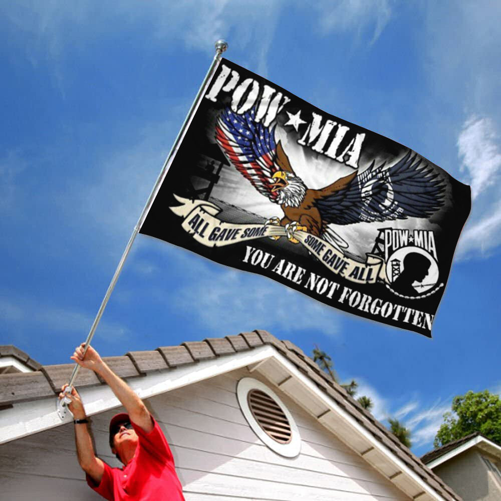 POW-MIA "You Are Not Forgotten" flag 3x5ft banner man cave