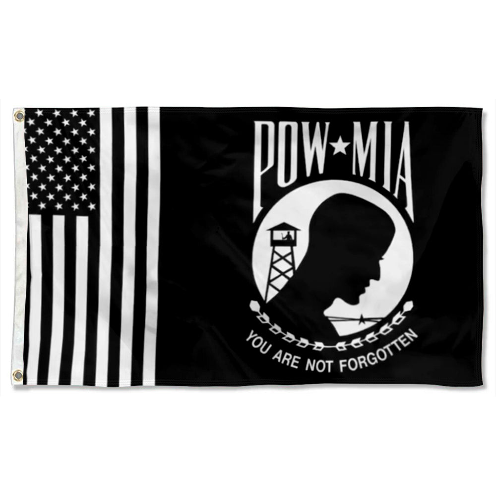 POW MIA American flag 3x5ft banner man cave