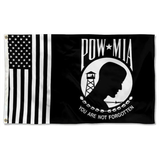 POW MIA American flag 3x5ft banner man cave