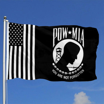 POW MIA American flag 3x5ft banner man cave