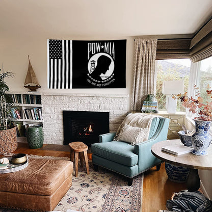 POW MIA American flag 3x5ft banner man cave