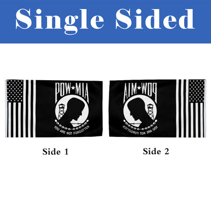 POW MIA American flag 3x5ft banner man cave