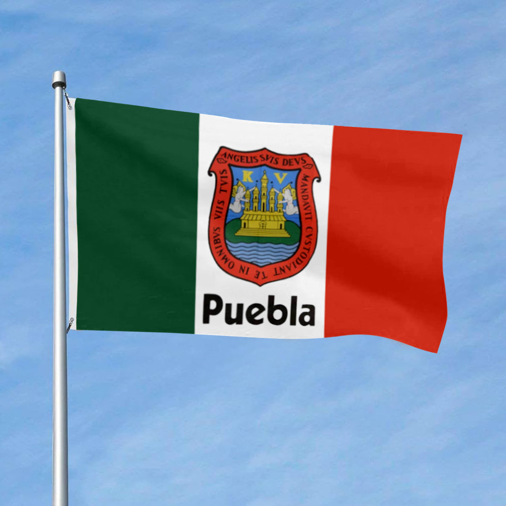 Puebla Mexico State flag 3x5ft banner man cave