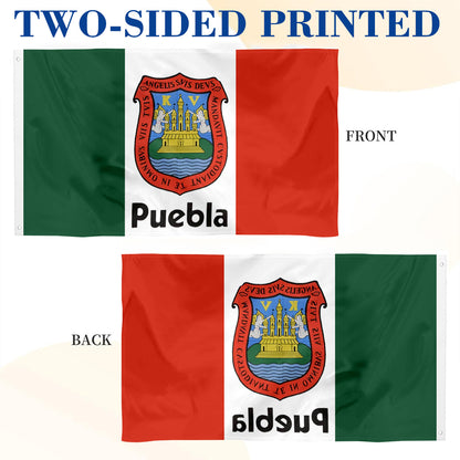 Puebla Mexico State flag 3x5ft banner man cave