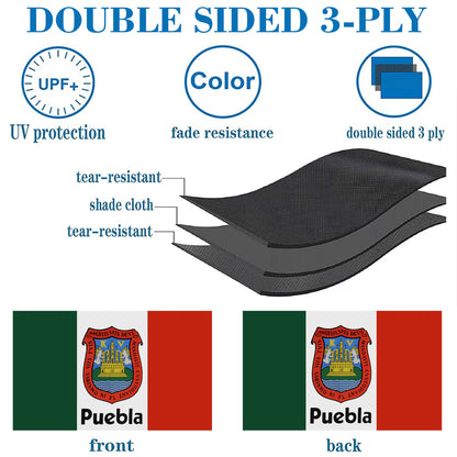 Puebla Mexico State flag 3x5ft banner man cave
