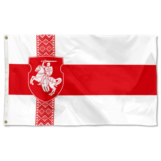 Pagonya Red-White Belarus Minsk Knight flag 3x5ft banner man cave