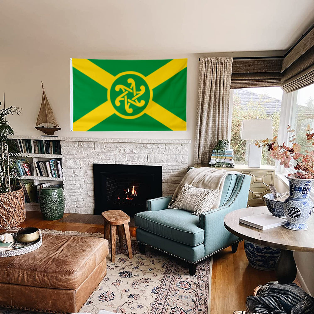 Pan Celtic Celticism flag 3x5ft banner man cave