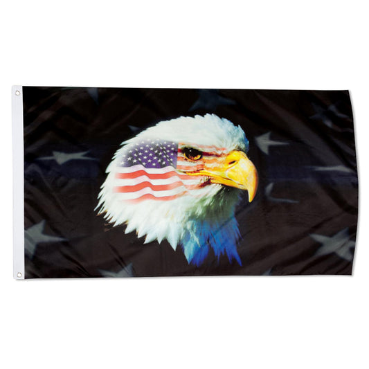 Patriotic Eagle Flag: 3x5ft Man Cave American Patriotic Style Decor Banner