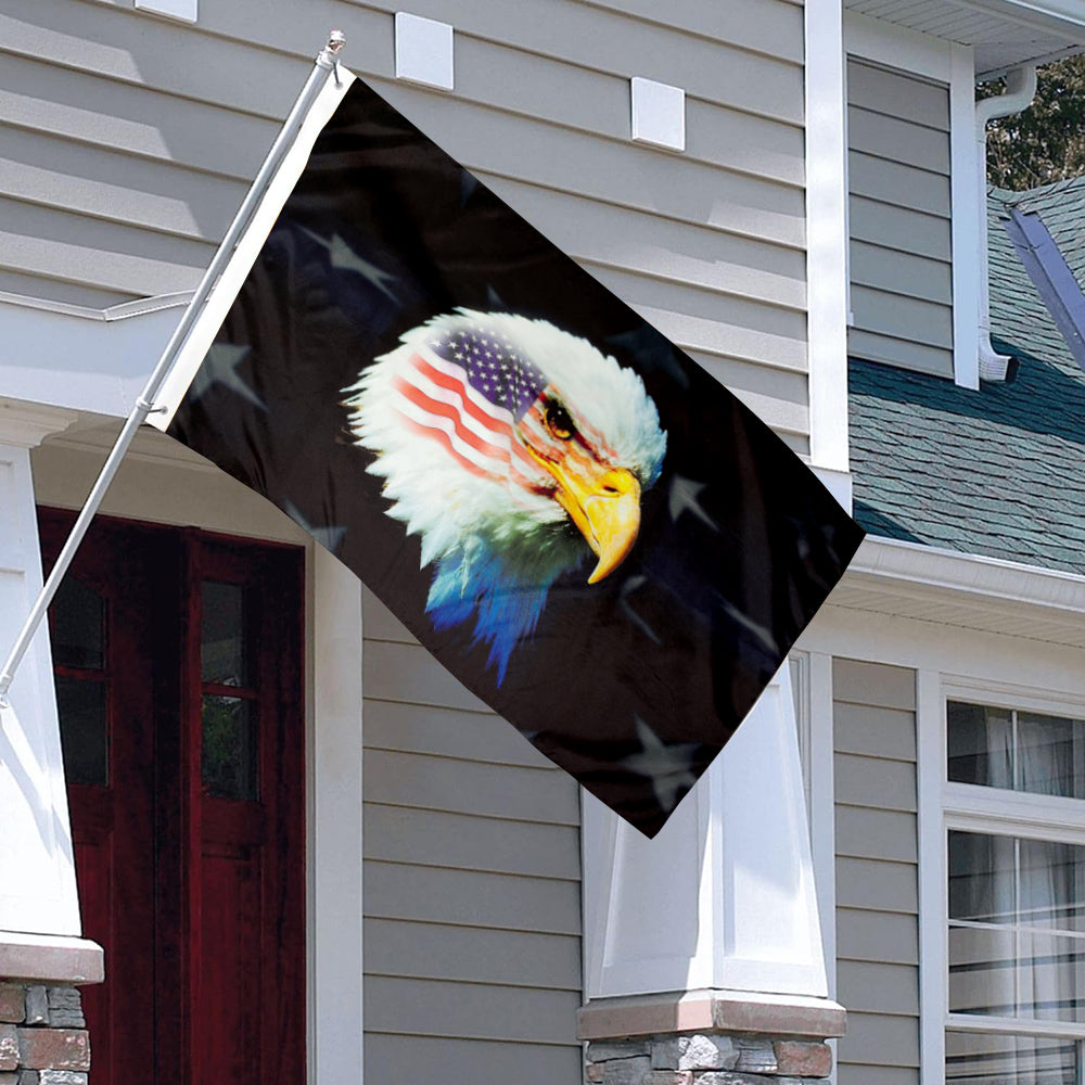 Patriotic Eagle Flag: 3x5ft Man Cave American Patriotic Style Decor Banner