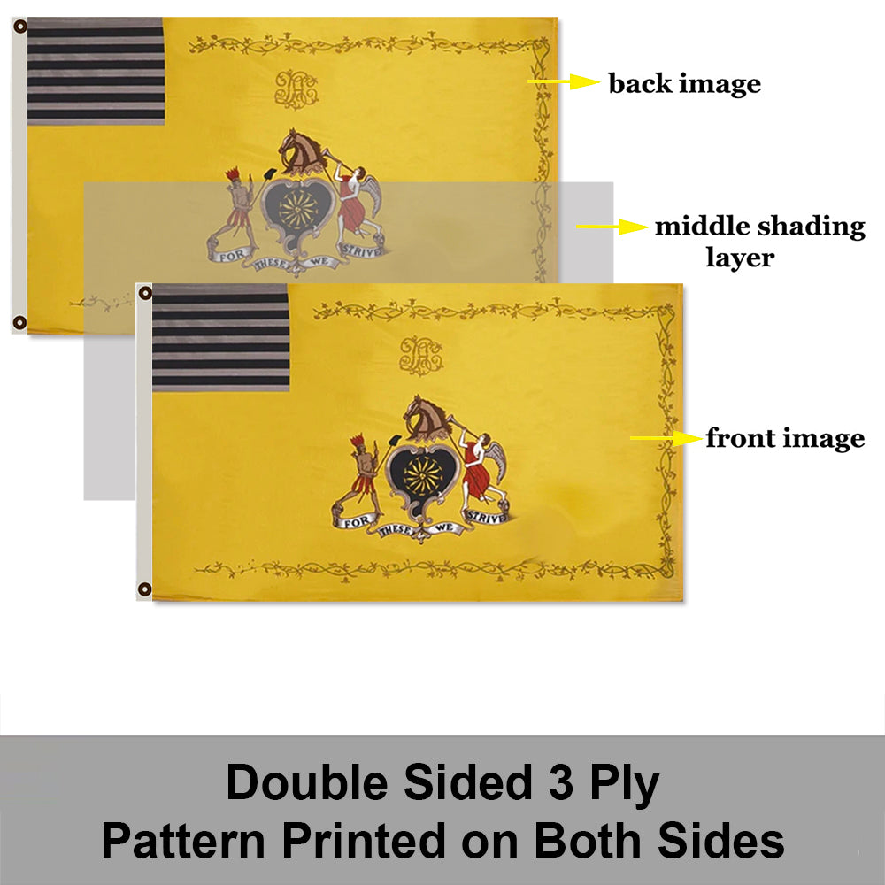 Philadelphia Light Horse flag 3x5ft banner man cave