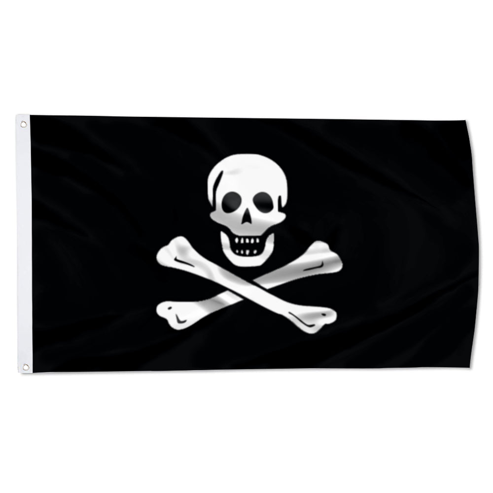 Classic Skull and Crossbones Pirate flag 3x5ft banner man cave
