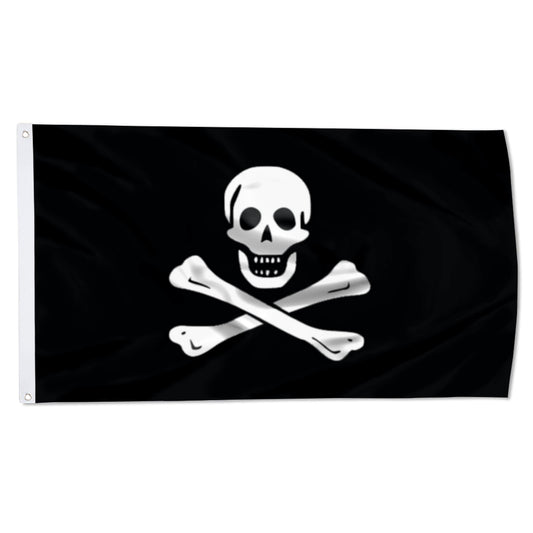 Classic Skull and Crossbones Pirate flag 3x5ft banner man cave