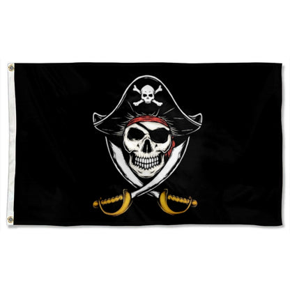 Pirate Skull flag 3x5ft banner man cave