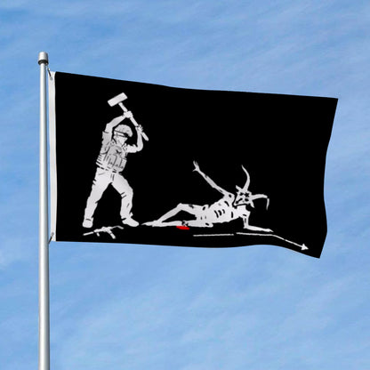 Pirate Forward Observations Group flag 3x5ft banner man cave