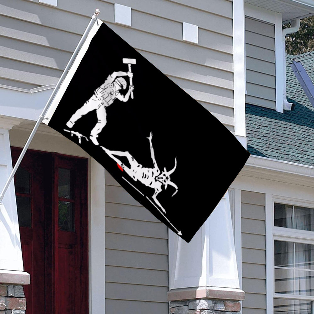 Pirate Forward Observations Group flag 3x5ft banner man cave