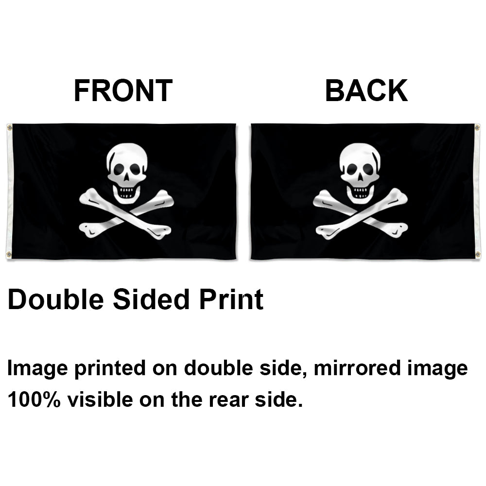 Classic Skull and Crossbones Pirate flag 3x5ft banner man cave