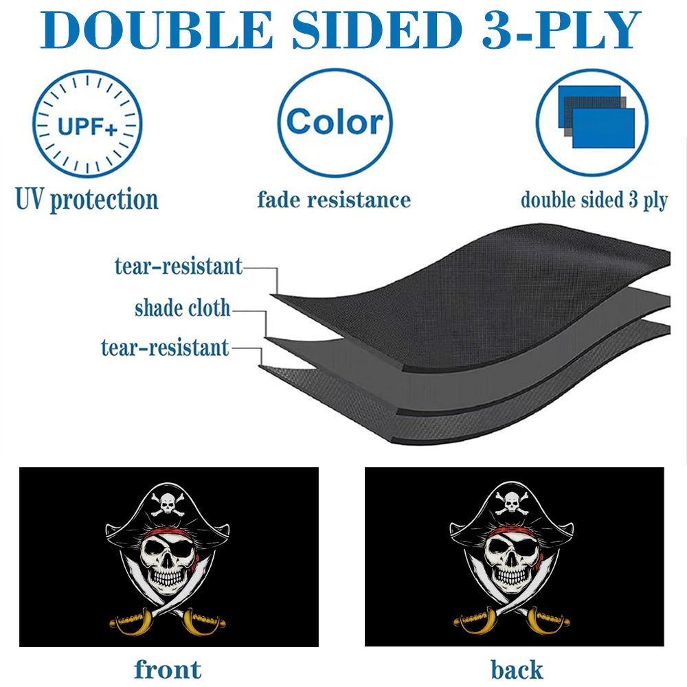 Pirate Skull flag 3x5ft banner man cave