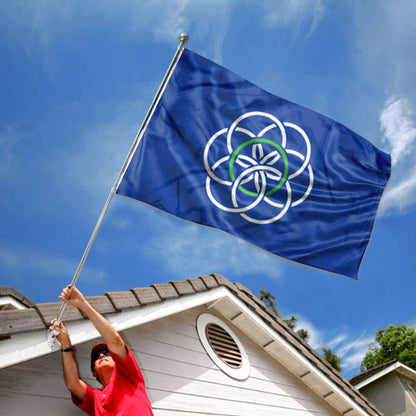Planet Earth flag 3x5ft banner man cave