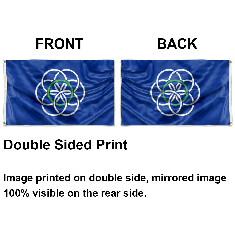 Planet Earth flag 3x5ft banner man cave