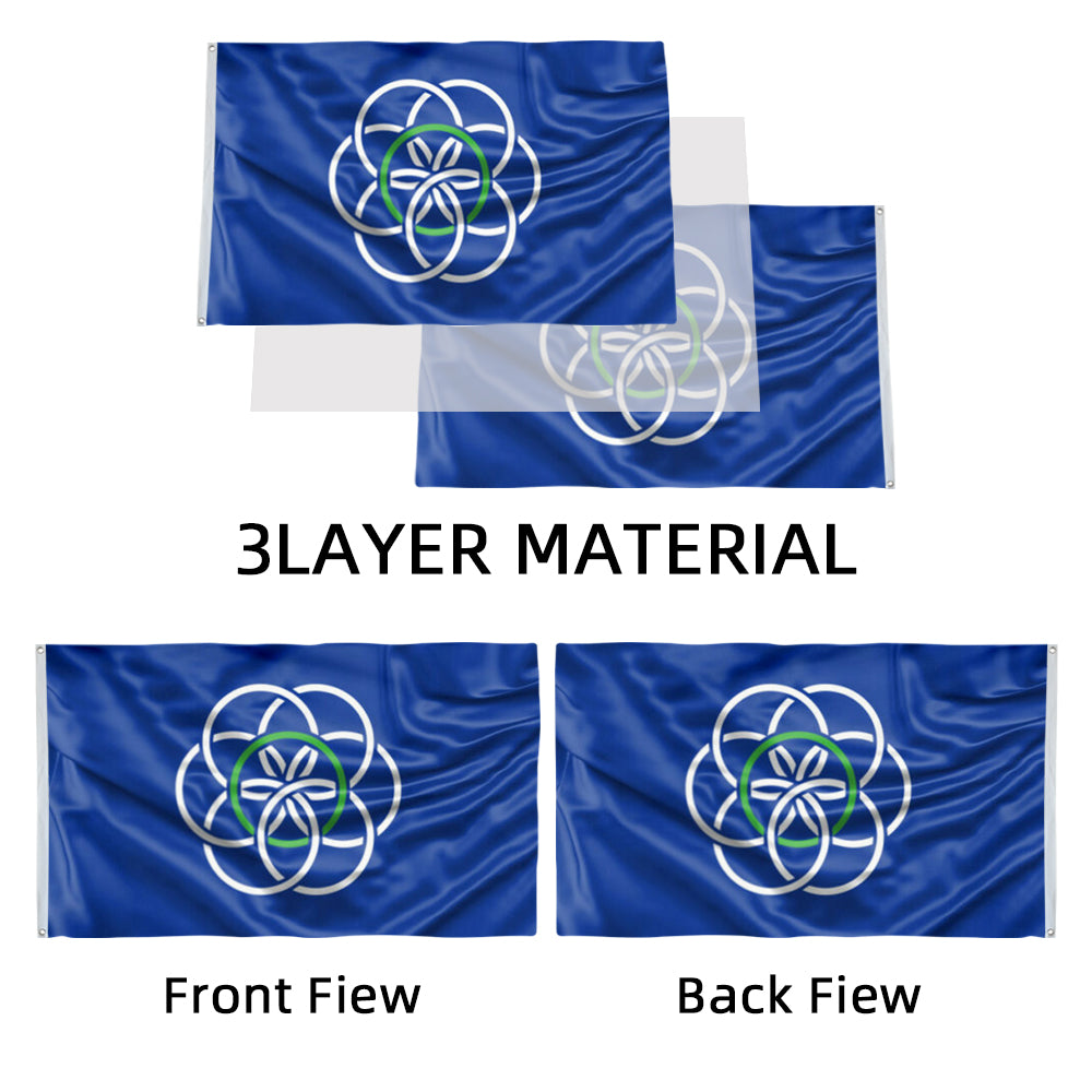 Planet Earth flag 3x5ft banner man cave