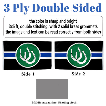 Pony Play Pride flag 3x5ft banner man cave