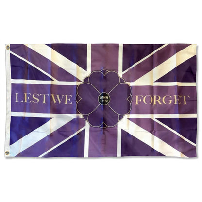 Purple Empire flag Lest We Forget Animals That Served flags 3x5ft banner man cave