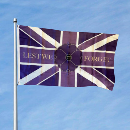 Purple Empire flag Lest We Forget Animals That Served flags 3x5ft banner man cave