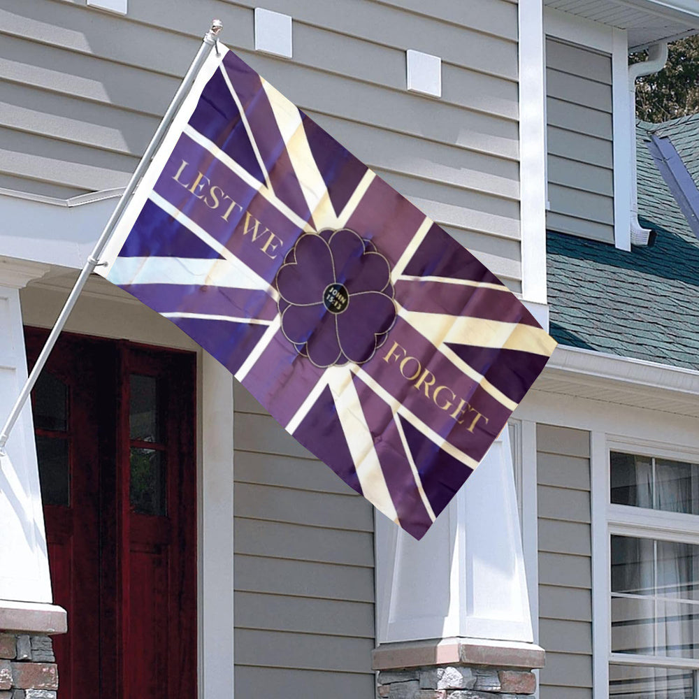 Purple Empire flag Lest We Forget Animals That Served flags 3x5ft banner man cave