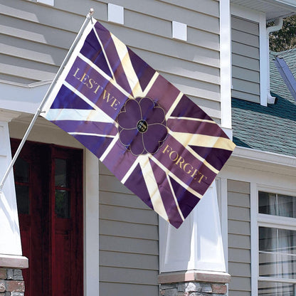 Purple Empire flag Lest We Forget Animals That Served flags 3x5ft banner man cave