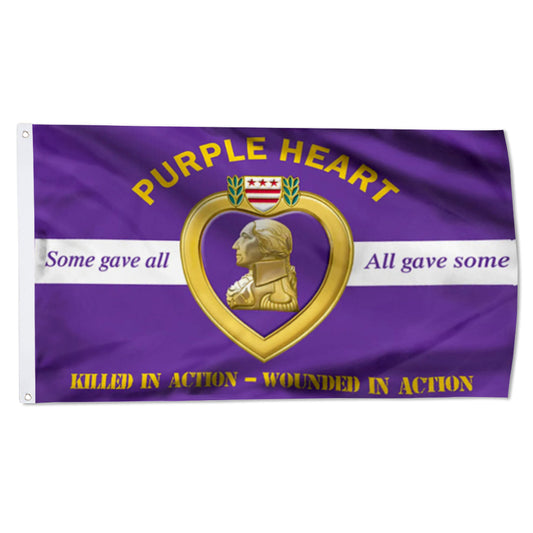 Purple Heart Grommet flag National Day Some Gave All All Gave Some Patriot Proud flags 3x5ft banner man cave