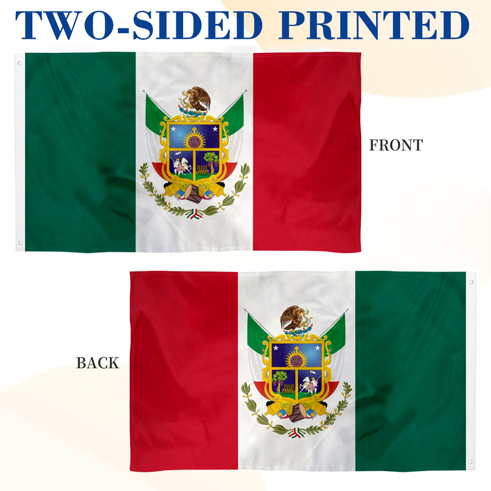 Queretaro Mexico State flag 3x5ft banner man cave