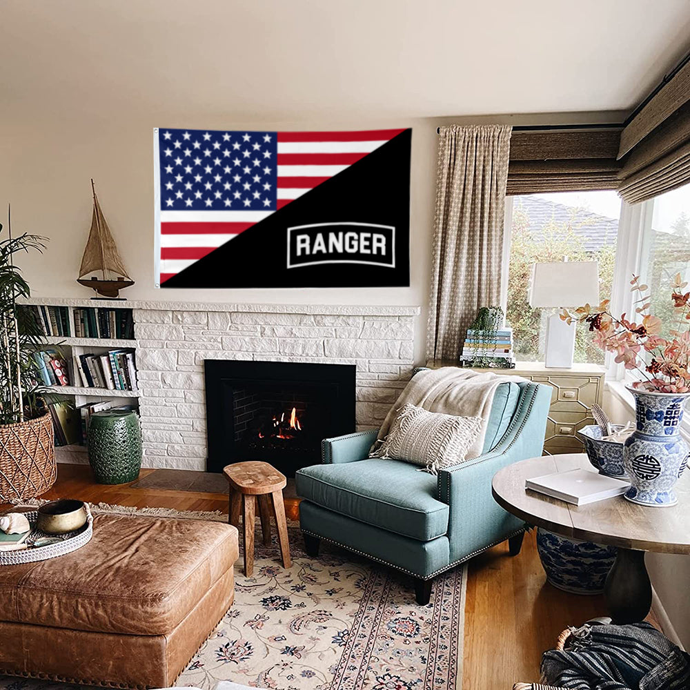 United States Military Ranger flag 3x5ft banner man cave