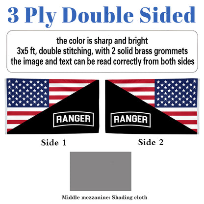 United States Military Ranger flag 3x5ft banner man cave