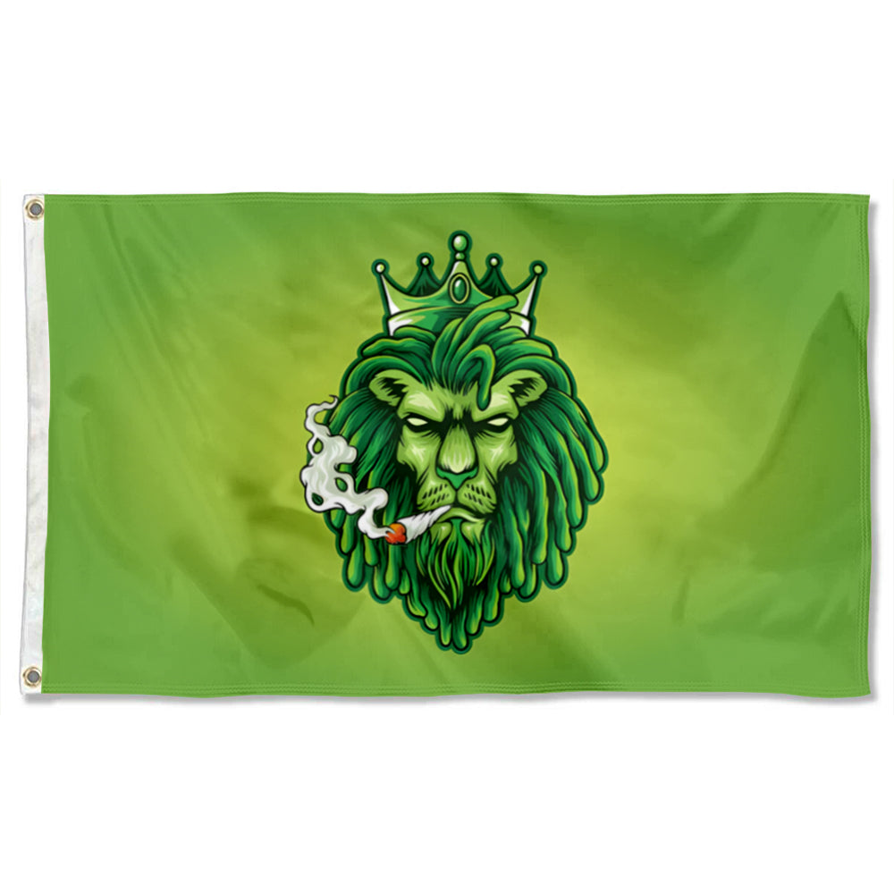 Rasta King Lion flag 3x5ft banner man cave