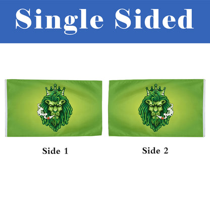Rasta King Lion flag 3x5ft banner man cave