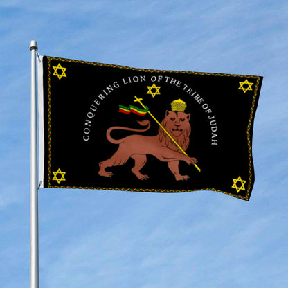 Rastafarian Conquering Lion of Judah flag 3x5ft banner man cave