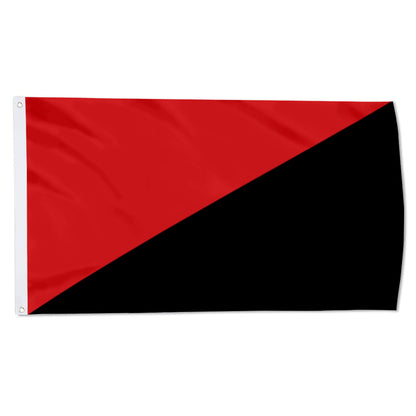 Red and Black Anarchist flag 3x5ft banner man cave