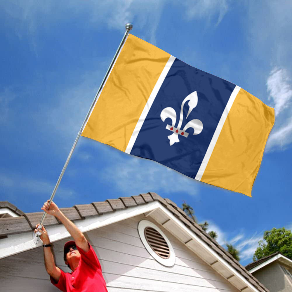 Redesigned Louisiana flag 3x5ft banner man cave