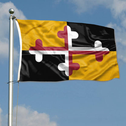 Redesigned Maryland State flag 3x5ft banner man cave