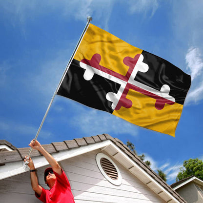 Redesigned Maryland State flag 3x5ft banner man cave