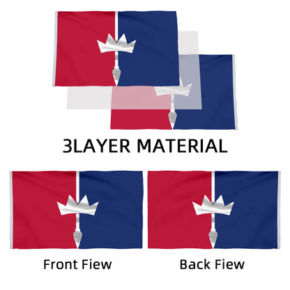 Redesigned Virginia State flag 3x5ft banner man cave