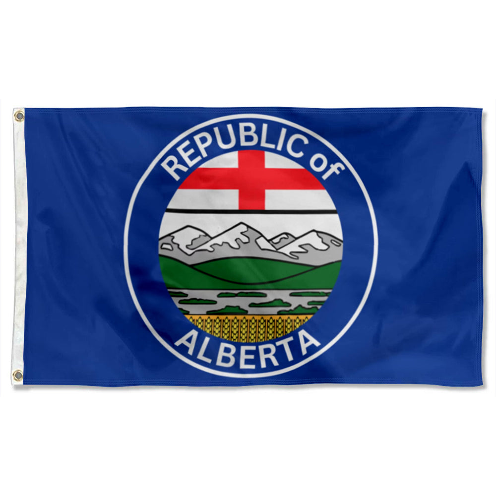 Alberta Provincial Flag (Canada): 3x5ft Man Cave Canadian Prairie Province Culture-Style Banner
