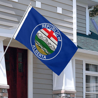 Alberta Provincial Flag (Canada): 3x5ft Man Cave Canadian Prairie Province Culture-Style Banner
