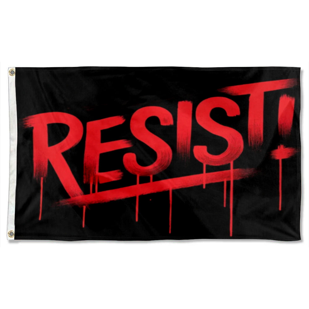 Resist flag 3x5ft banner man cave