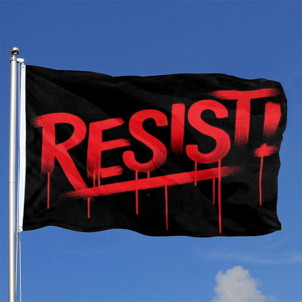Resist flag 3x5ft banner man cave