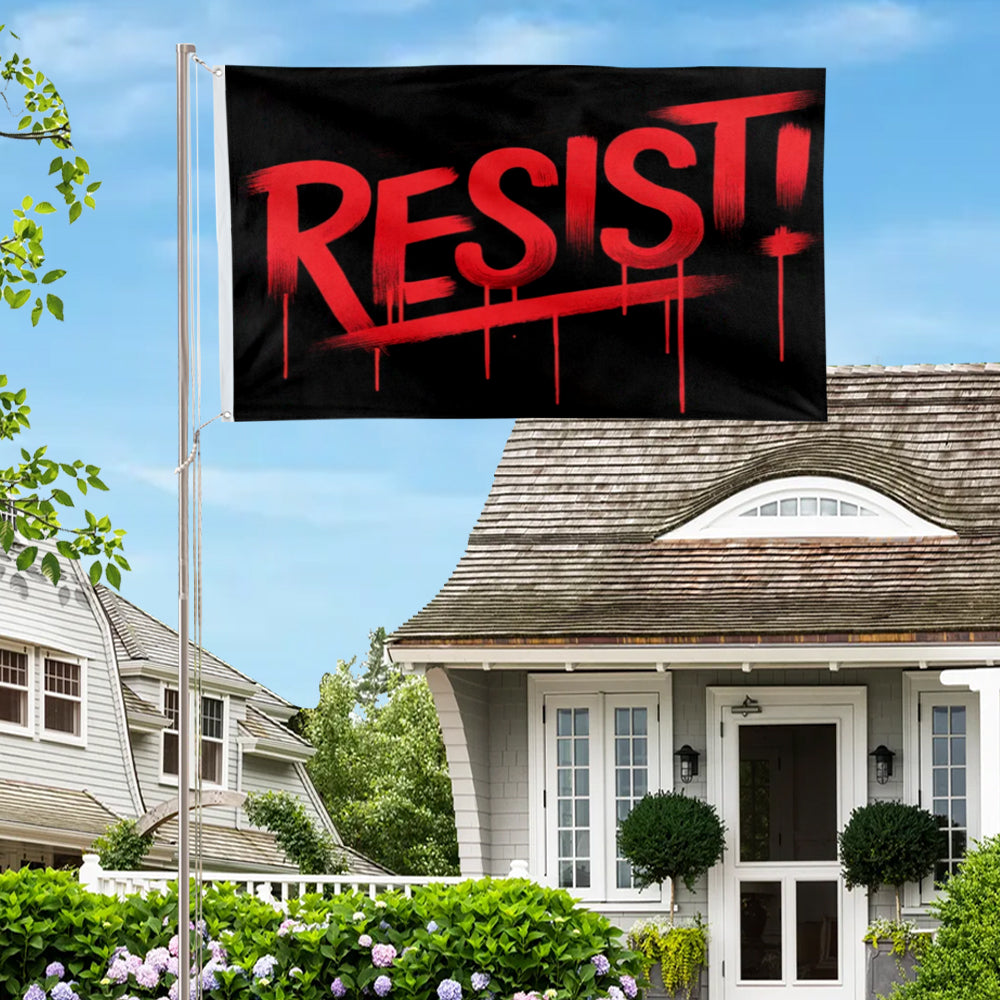 Resist flag 3x5ft banner man cave
